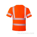 Nagy láthatósági pólók biztonsági fényvisszaverő munka ingek